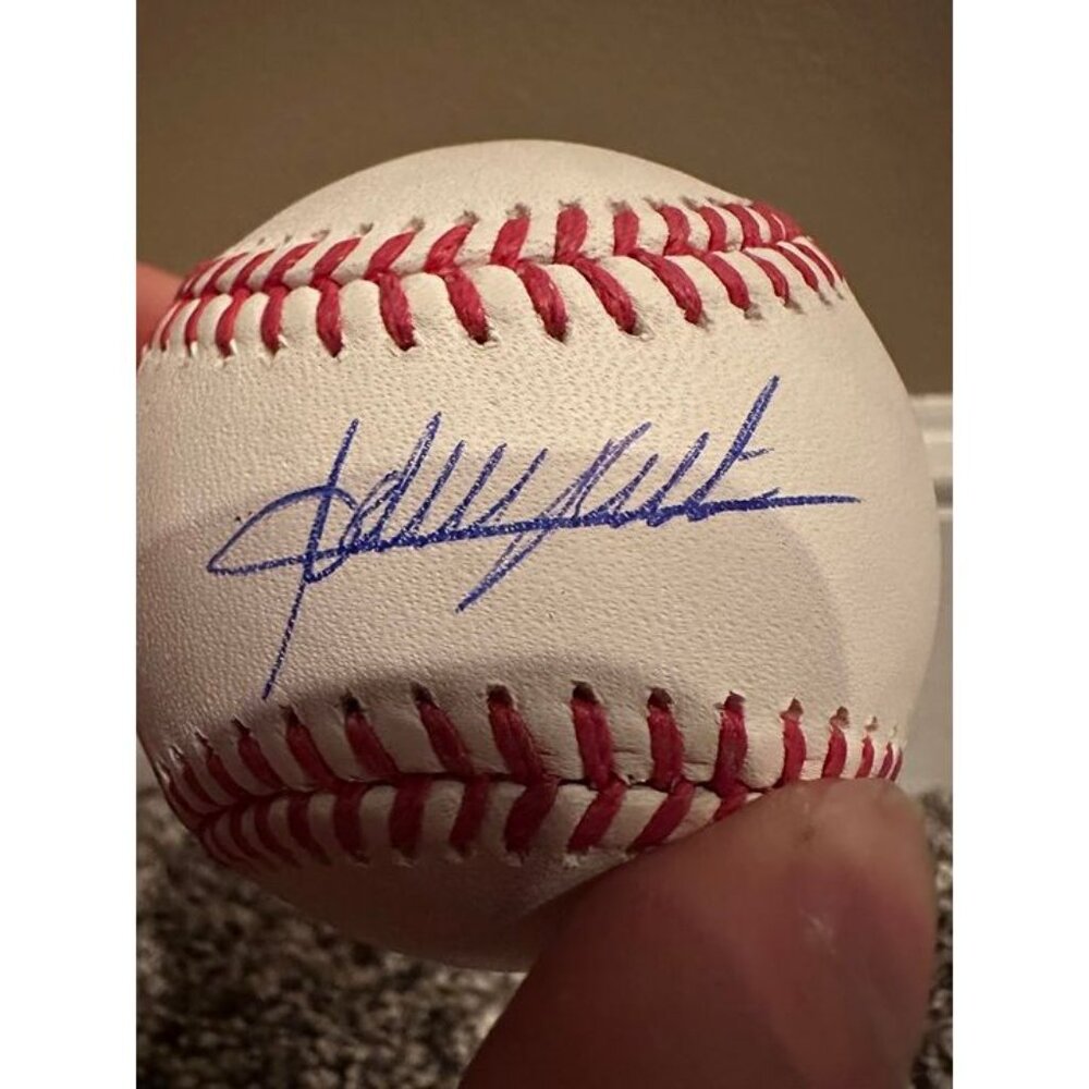 Adrian Beltre signed autographed OMLB Baseball Texas Rangers HOF'er Beckett - Picture 2 of 3